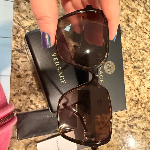 Versace Dark Brown Sunglasses - Picture 6 of 10